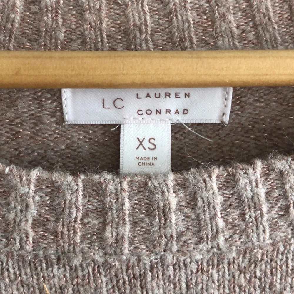 LAUREN CONRAD | Pink heart Valentine’s sweater - Picture 3 of 8